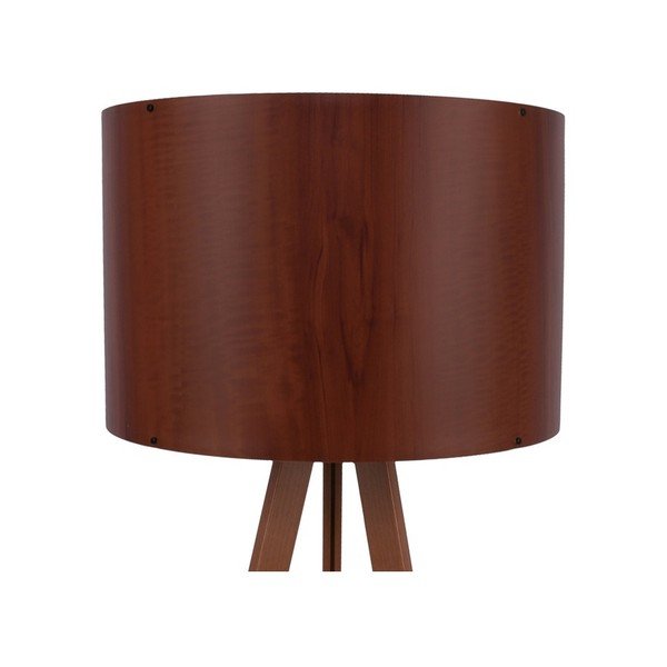 Stojací lampa v dřevěném dekoru Aida-image-2