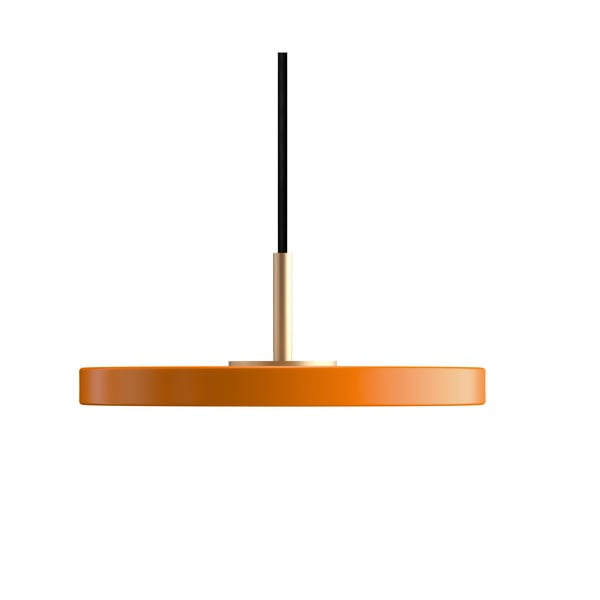 Oranž LED rippvalgusti metallist lambivarjuga ø 15 cm Asteria Micro - UMAGE-image-4