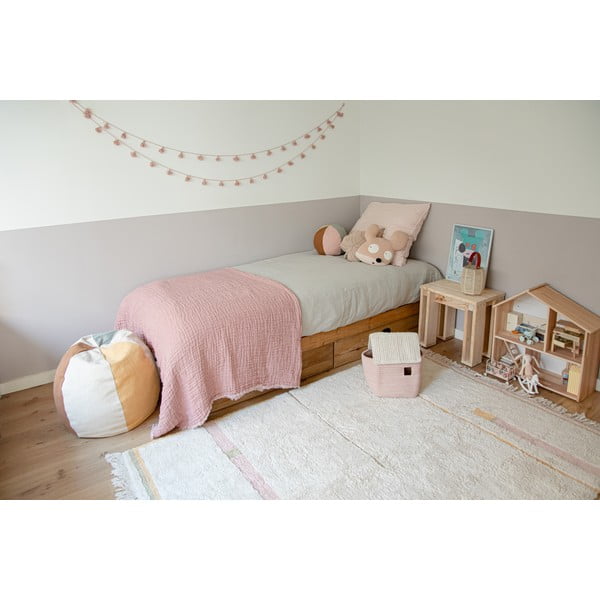 Roosa-kreem pestav käsitsi kootud puuvillane vaip 140x200 cm Lanes Vintage Nude - Lorena Canals-image-3