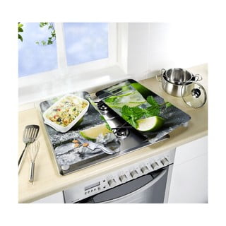 Klaasist pliidikatte komplekt 2 tk, 52 x 30 cm Mojito - Wenko