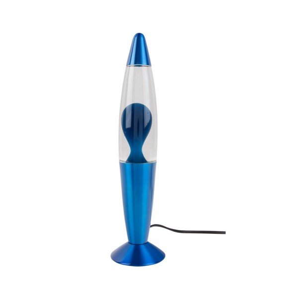 Sinisest klaasist laavalamp (kõrgus 35,5 cm) - Leitmotiv