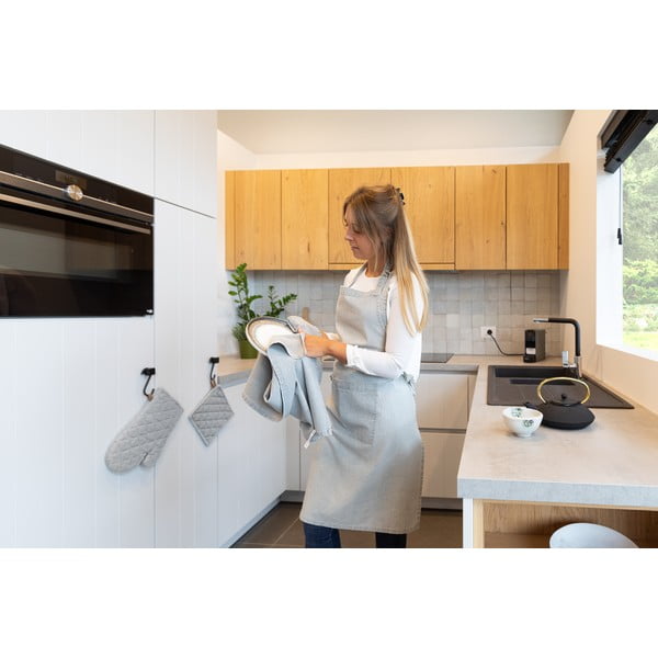 Hall puuvillane köögikinnas - Tiseco Home Studio-image-1