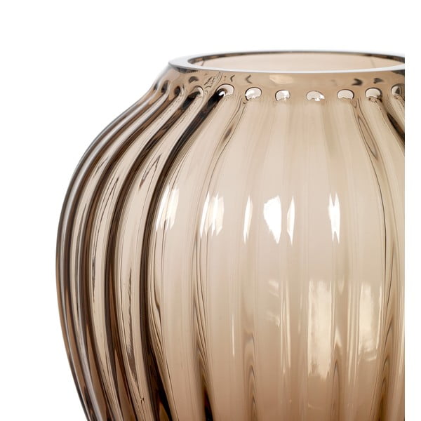 Pruunist klaasist vaas, kõrgus 14 cm Hammershøi - Kähler Design-image-4