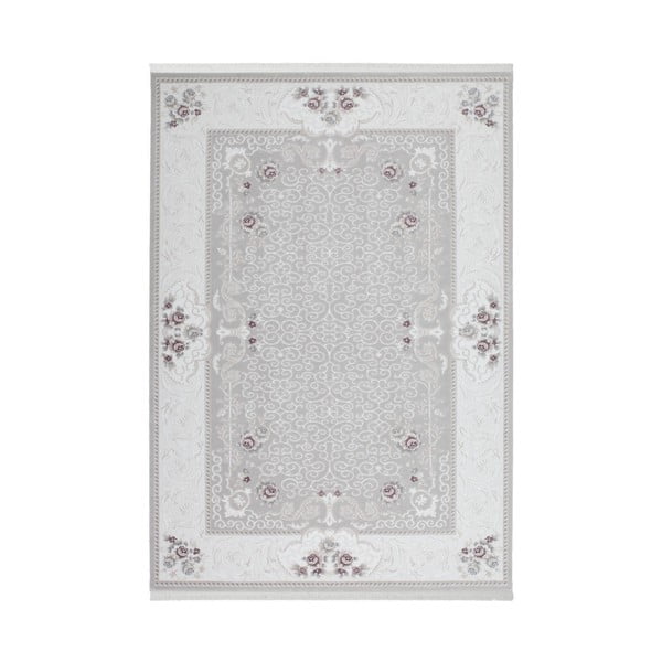 Šedý koberec Kayoom Splendid Silver, 200 x 290 cm