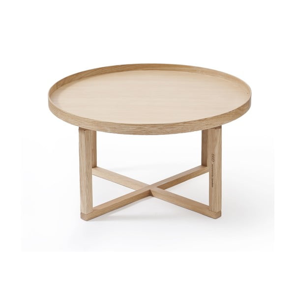 Ümmargune puidust laud, Ø 66 cm - Wireworks-image-2