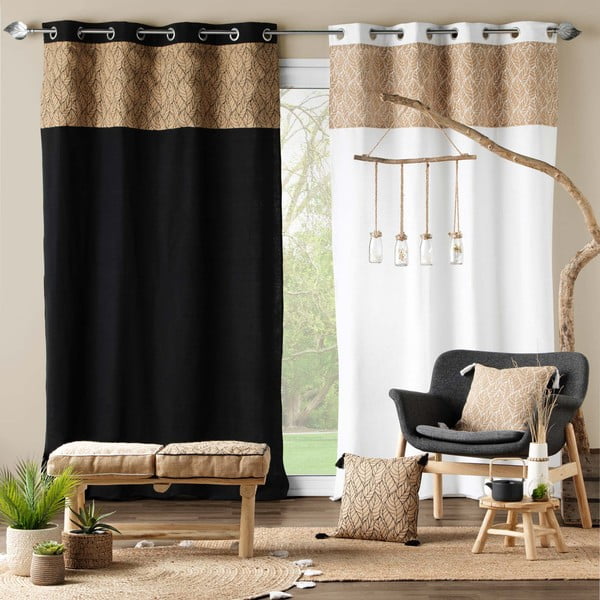 Valge kardin 140x240 cm Kalinda - douceur d'intérieur-image-2