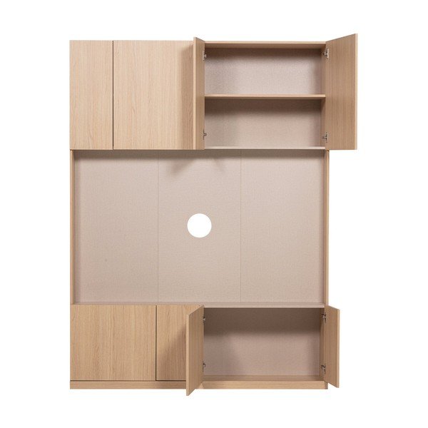 Modulaarne televiisor naturaalses värvitoonis 160x215 cm Build - WOOOD-image-4