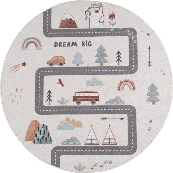 Kreemjas pestav lastevaip ø120 cm Coco 1134 - Ayyildiz Carpets