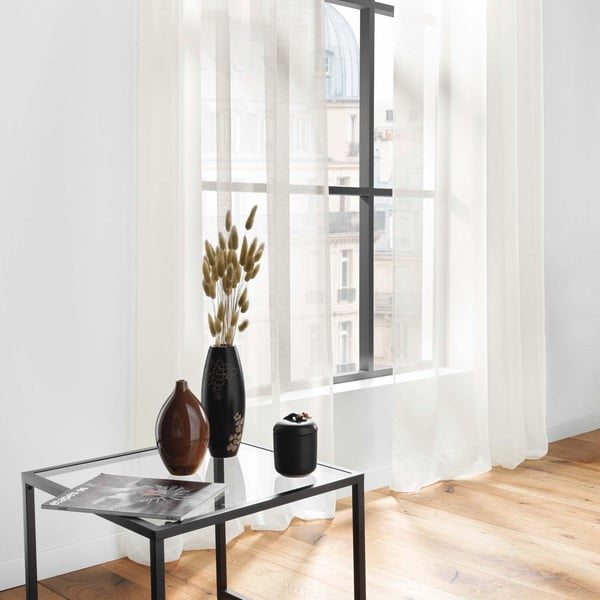 Kreem voile kardin 140x240 cm Lissea - douceur d'intérieur-image-3