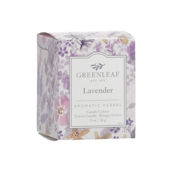 Lavendlilõhnaline küünal, põlemisaeg 15 tundi Lavender - Greenleaf