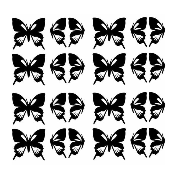 Samolepka se Swarovski Elements Butterflies-image-2
