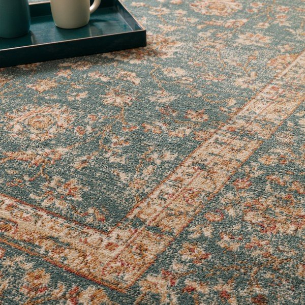 Petrooleumivärvi vaip 240x340 cm Raja - Asiatic Carpets-image-4