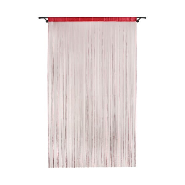 Punane uksekardin 100x200 cm String - Mendola Fabrics