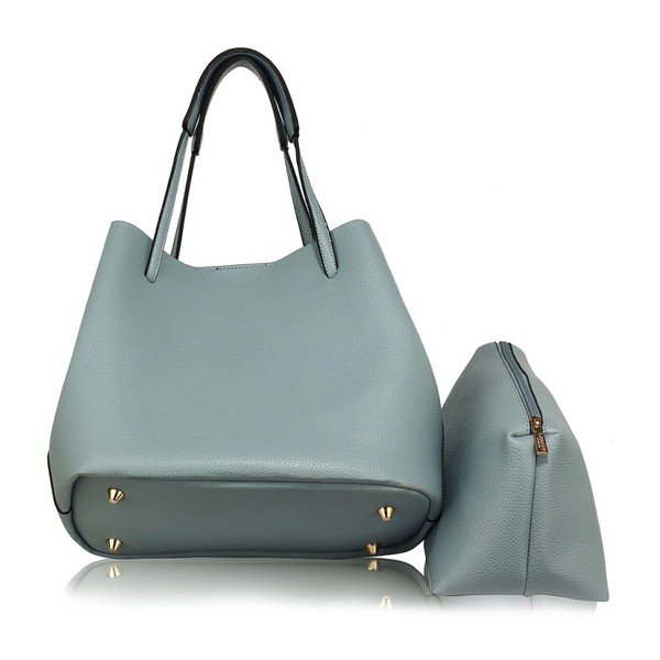 Světle modrá kabelka L&S Bags Vesinet-image-3