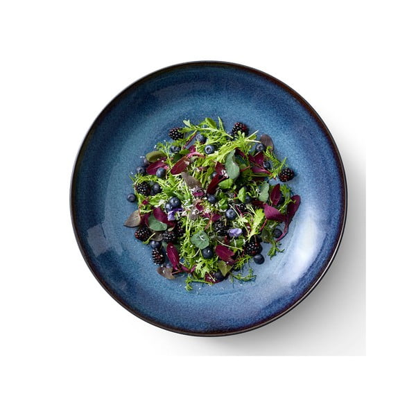 Must-sinine keraamiline serveerimiskauss Stentøj, ø 40 cm Mensa - Bitz-image-3