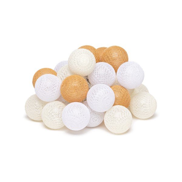 LED-pirnidega beež valguskett , 30 valgustit - LUKKA