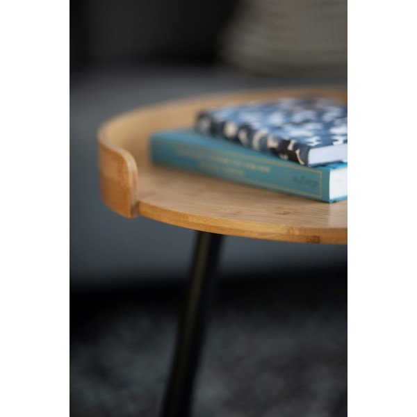 Bambusest ümmargune kohvilaud ø 40 cm Loft - Wenko-image-1