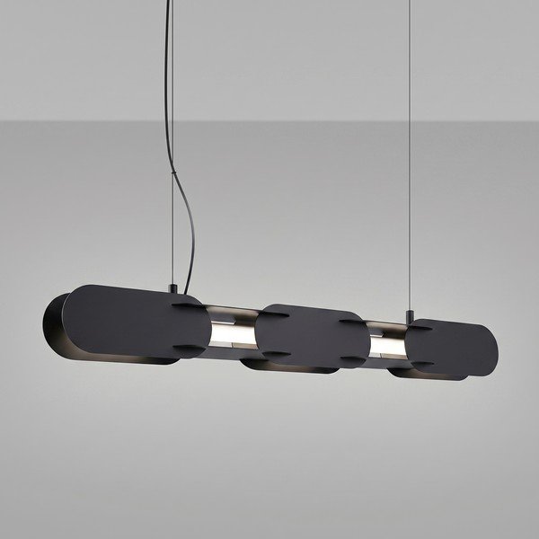 Must metallist LED-rippvalgusti CHAIN - Thoro-image-1