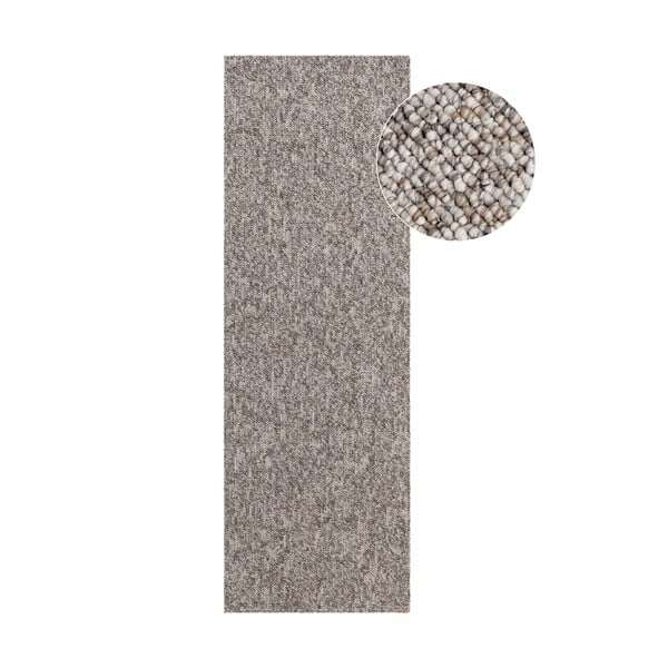 Hall pestav vaip 80x240 cm Rocco Taupe - Elle Decoration