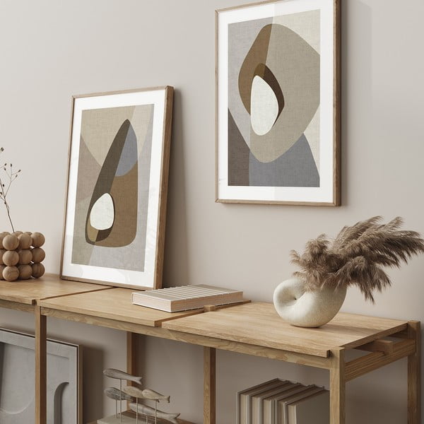 Maal 30x40 cm Picasa Greige - Malerifabrikken-image-1