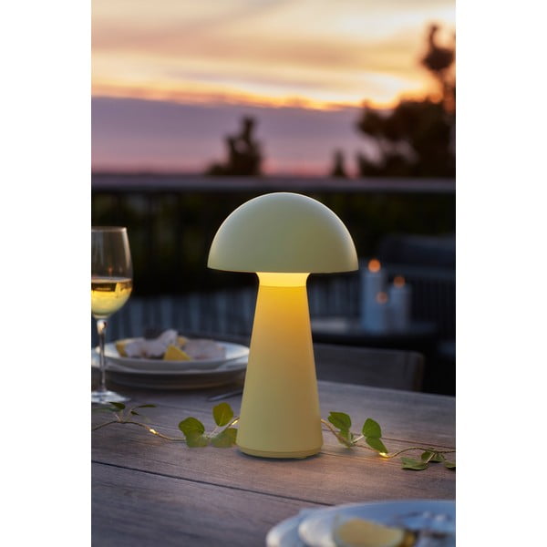 Kollane puldiga juhitav LED-lauavalgusti (kõrgus 28 cm) Sam - Sirius-image-3