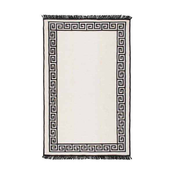 Beeži ja musta värvi kahepoolne vaip Justed, 80 x 150 cm - Cihan Bilisim Tekstil-image-3