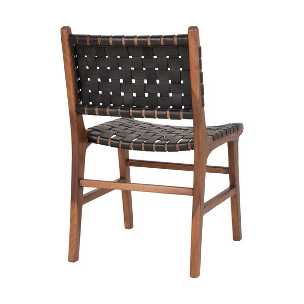 Must-pruunid tiikpuust söögitoolid 2tk komplektis Perugia - House Nordic-image-2