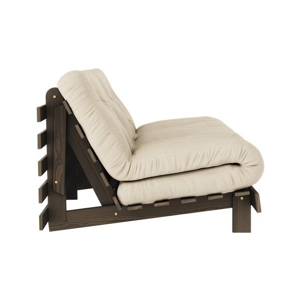 Beež-kreemikas diivanvoodi 160 cm Roots - Karup Design-image-4