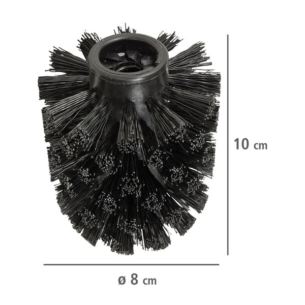 Mustad plastikust WC-harjade vahetuspead, 10 tk komplektis Ø8cm - Wenko-image-3