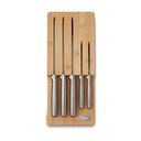 5-osaline roostevabast terasest nugade komplekt alusega Elevate Bamboo - Joseph Joseph