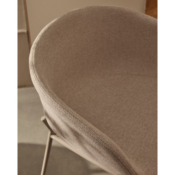 Beež baaritool (istme kõrgus 65 cm) Yvette - Kave Home-image-2