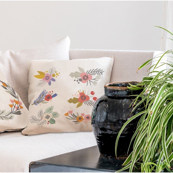 Puuvillane padi , 45 x 45 cm Little Bouquet - Butter Kings-image-1