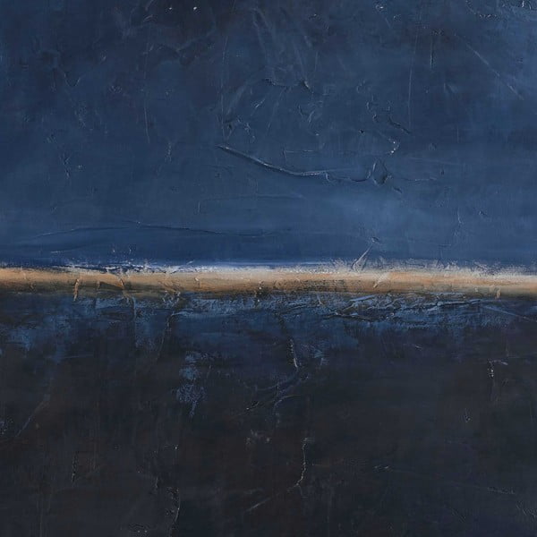 Käsitsi maalitud maal 78x98 cm Edge Blue - Malerifabrikken-image-2