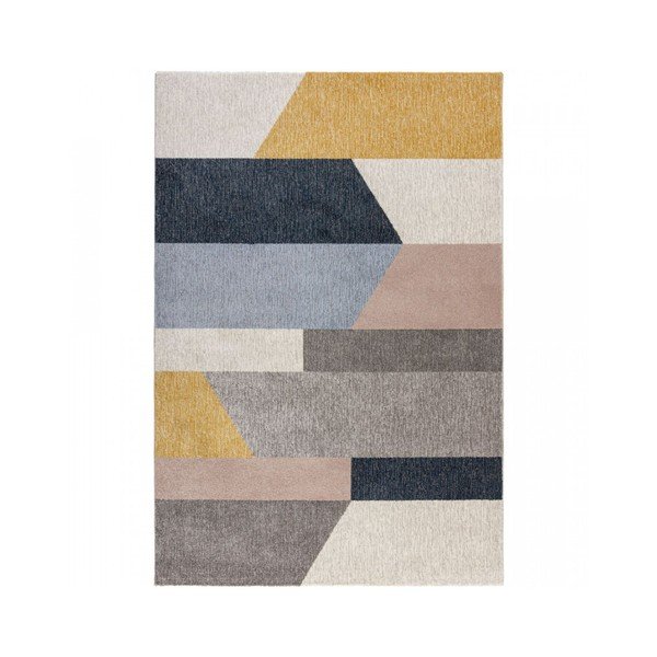 Šedo-žlutý koberec Flair Rugs Barrio, 120 x 170 cm