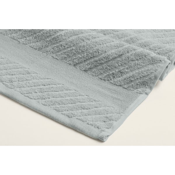 Helesinised puuvillased rätikud ja vannirätikud 2 tk komplektis - Foutastic-image-2