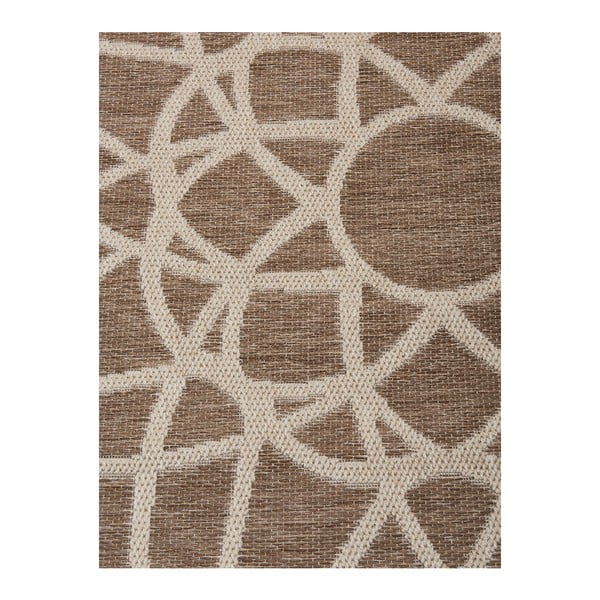 Pruun välitingimustes kasutatav vaip , ø 194 cm Tondo - Floorita-image-2