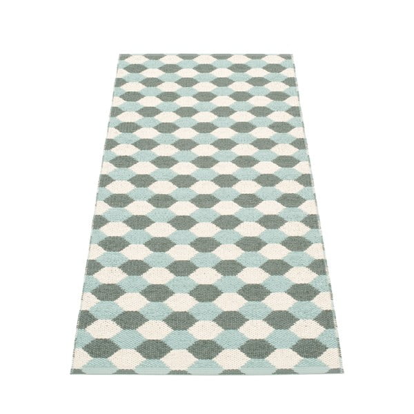 Roheline-türkiissinine sise/välisvaip 70x160 cm Dana Army – Pappelina