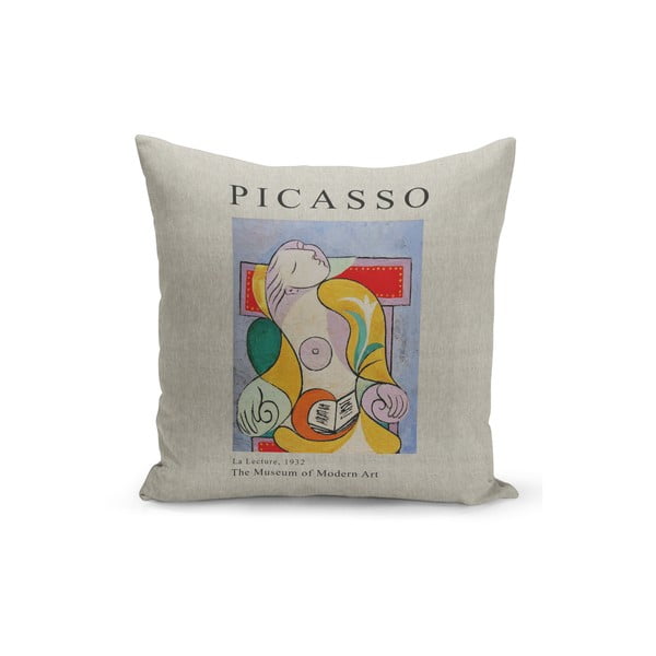 Täidisega padi Picasso Read, 43 x 43 cm - Kate Louise