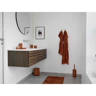 Oranžikas-pruun puuvillane rätik 50x70 cm Terracotta - Zone