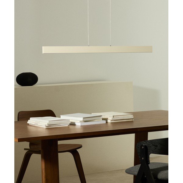 Beež LED-ripplamp metallvarjuga Boadella - Kave Home-image-1