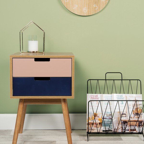 Black Diamond Magazine Stand Diamond Raster - PT LIVING-image-4