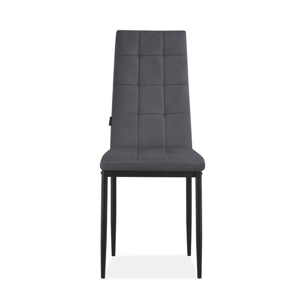 Mustad samet söögitoolid, 2 tk komplektis Becca - Støraa-image-2