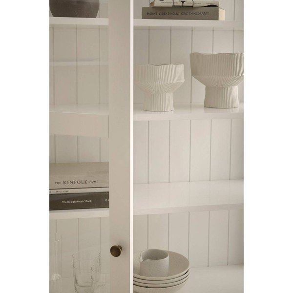 Valge MDF-ist vitriinkapp 98x193x34 cm Wilma - Ellos Home-image-1