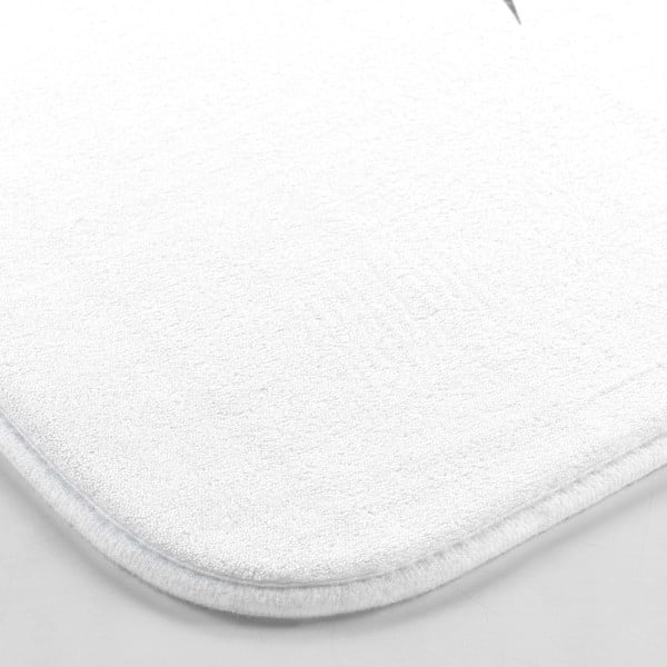 Valge-hõbedane vannitoamatt 45x75 cm Orbella - douceur d'intérieur-image-2