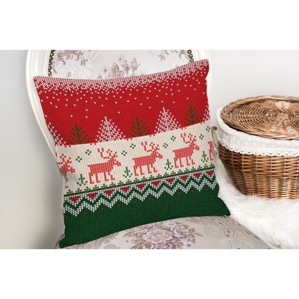 Jõuluteemaline padjapüür 43x43 cm Meryy Christmas - Mila Home-image-1