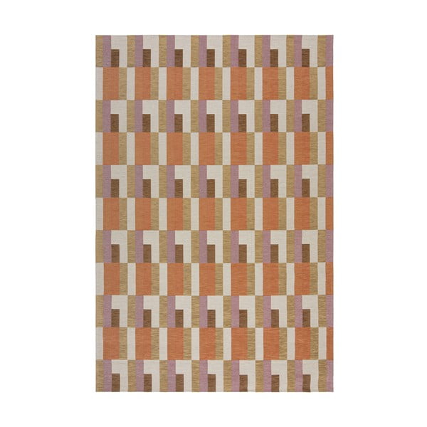 Oranž vaip 155x230 cm Riley Block Geo - Flair Rugs