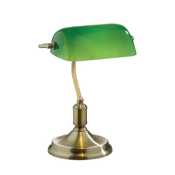 Stolní lampa Evergreen Lights Retro Verde