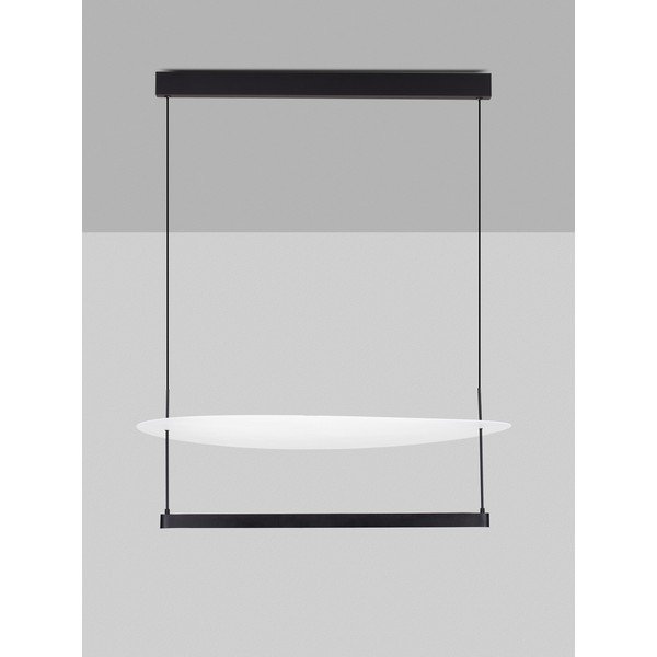 Valge/mattmust alumiiniumist hämardatav LED-rippvalgusti ø 80 cm Diona - Nova Luce-image-3