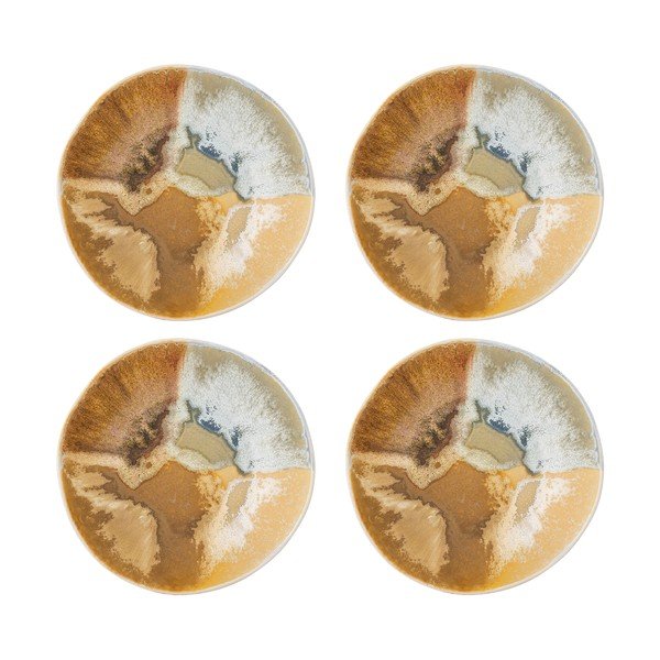 Kreemid kivikeraamikast kausid 4tk komplektis 625 ml Lacey - Bloomingville-image-2