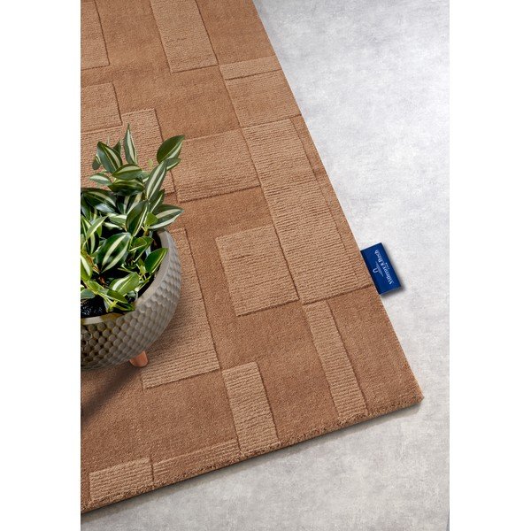 Pruun käsitsi kootud villane koridorivaip 80x250 cm Wilhelmine - Villeroy&Boch-image-2